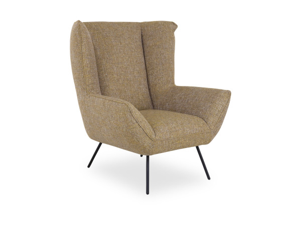 Sessel MONDO MATTA 2.0 in yellow aus Stoff