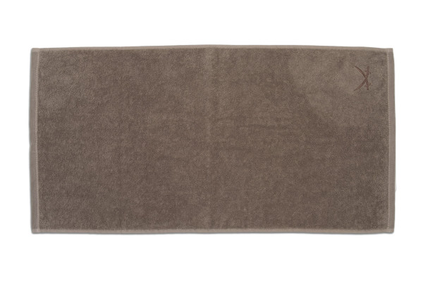 Saunatuch SANSIBAR in taupe aus Baumwolle