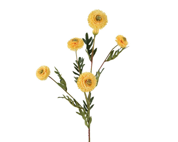 Kunstblume CHRYSANTHEME in gelb