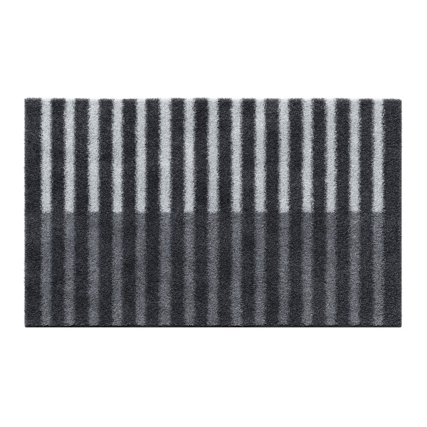 Badteppich STRADA in grau aus Polyacryl