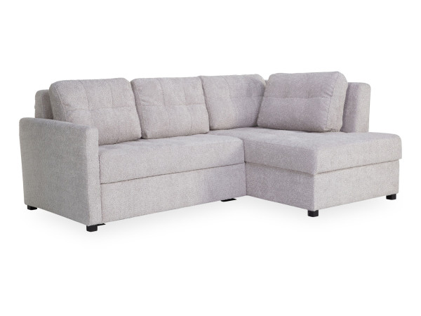 Schlafsofa vito TRESO in silbergrau aus Stoff
