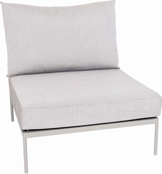 Mittelelement COCO in grau aus Aluminium