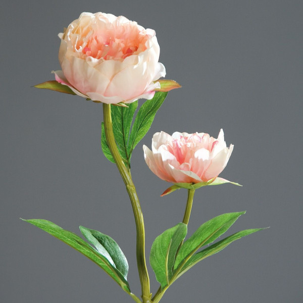 Kunstblume Päonie in pink aus Kunststoff