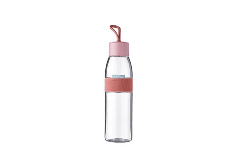 Trinkflasche ELLIPSE in pink aus Kunststoff