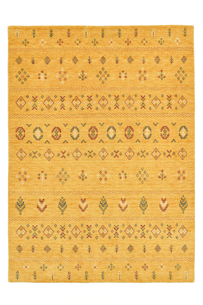 Teppich LORI PRIME ZO-5030-21 in goldfarben aus Schurwolle