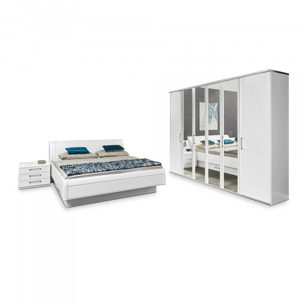 Schlafzimmer MONDO Comfort Plu in weiß aus Lack