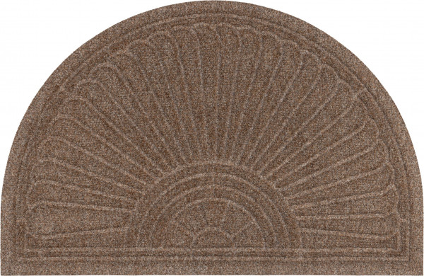 Fußmatte DUNE Halfmoon taupe in taupe