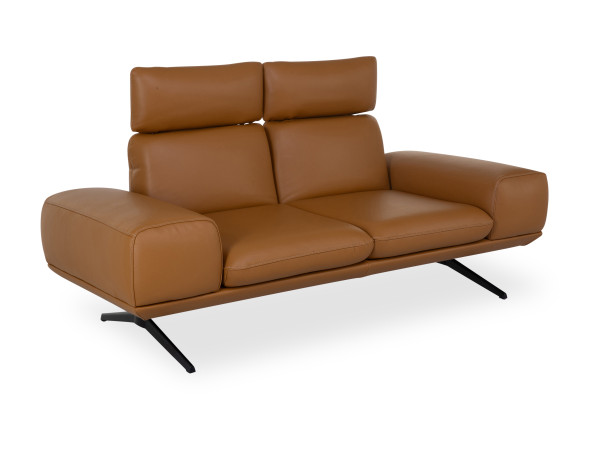 Sofa KOINOR ELEMENTS in cognac aus Leder