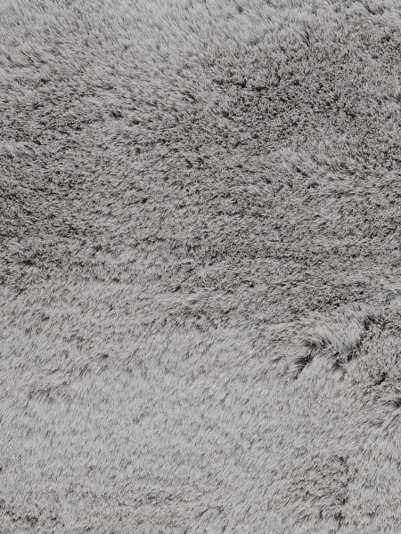 Fellteppich SOFT MOMENT in dunkelgrau aus Polyester
