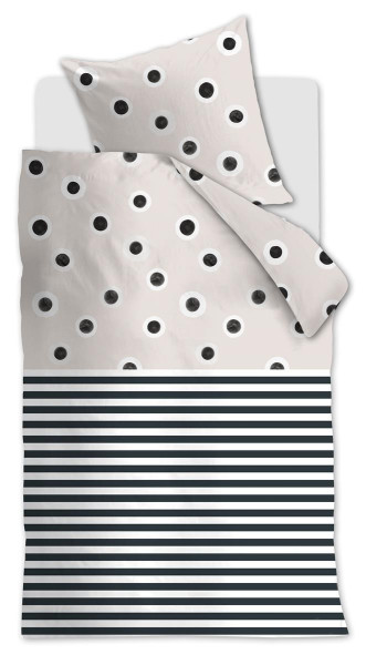 Bettwäsche STRIPE AND EYE aus Baumwolle