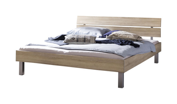 Holzbett HASENA ROCCO in braun aus Holz