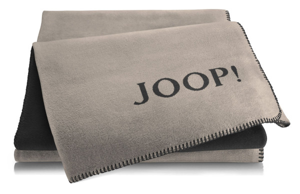 Wohndecke JOOP! stein-anthr. in anthrazit aus Mischgewebe