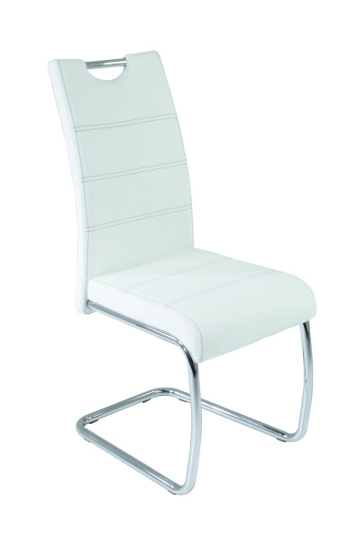 Freischwinger FLORA S 4er Set in weiß