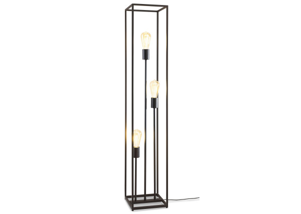Stehleuchte HAMPER in schwarz aus Metall