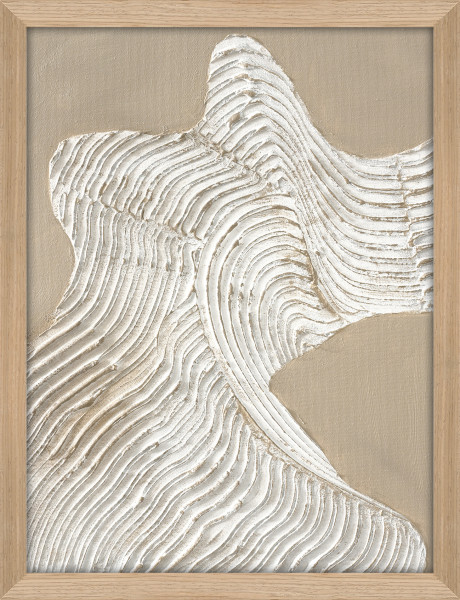 Gemälde RAW SHAPE 3 in mehrfarbig aus Holz