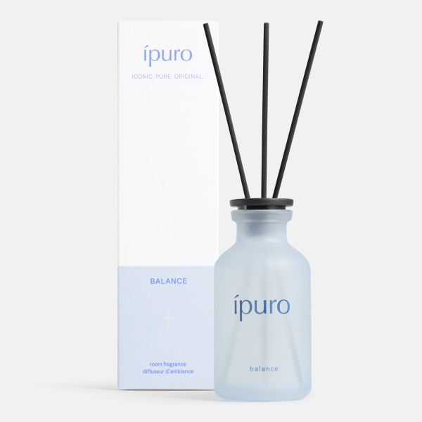 Raumduft ipuro BALANCE in blau aus Glas