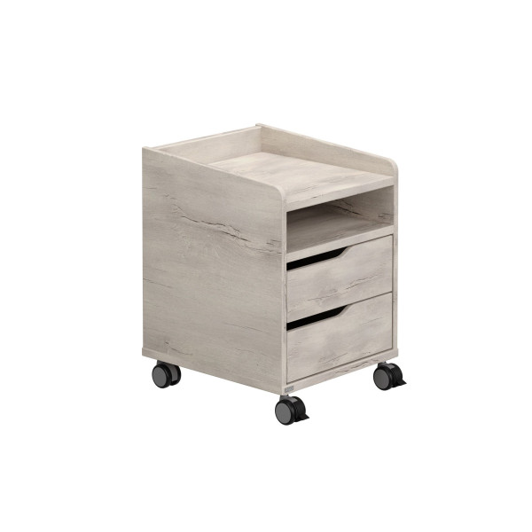 Rollcontainer PAIDI 2S in Eiche aus Dekor