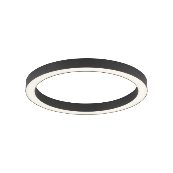 Deckenleuchte PURE LINES ROUND in graphit aus Kunststoff