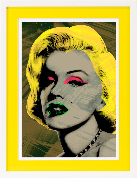 Kunstdruck Neon Passepartout