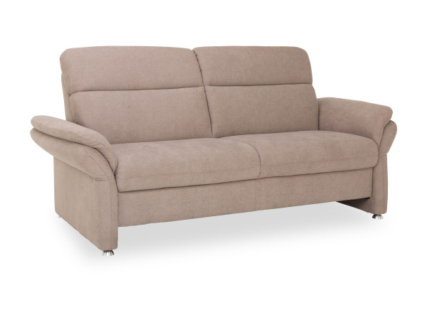 Sofa SYSTEMPOLSTER 2,5 Sitzer DELTA-S in stone aus Stoff