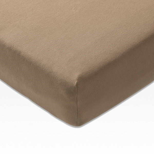 Spannbettlaken JOOP! Jersey in nougat aus Mischgewebe