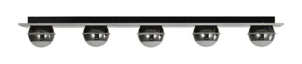 Deckenleuchte BIARRITZ in schwarz aus Metall