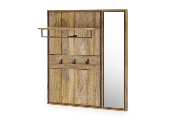 Garderobenpaneel vito AMELY in Shishamholz aus Furniert
