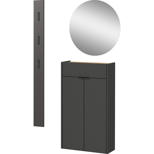 Garderobe AMECA in mehrfarbig aus Holz