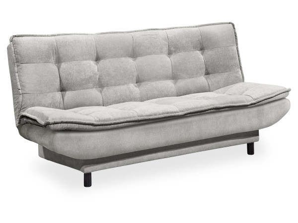 Schlafsofa BAKERSFIELD in silver aus Stoff