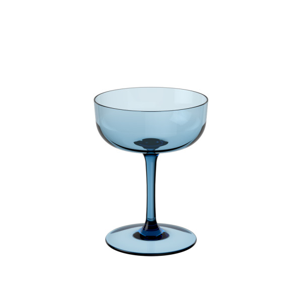 Sektgläser-Set Like in blau aus Glas