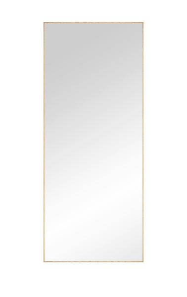 Stand- und Wandspiegel BRITTA in goldfarben aus Metall