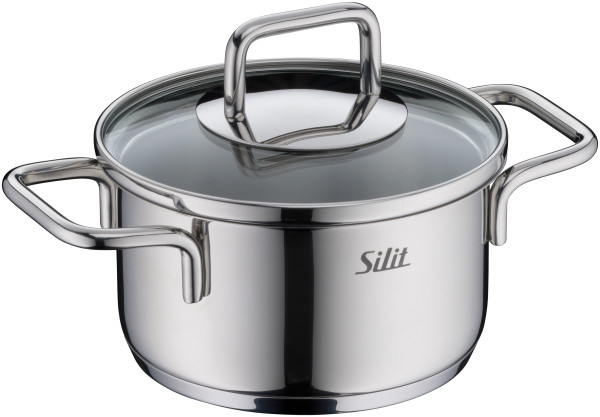 Bratentopf SILIT EXTRA COOK in silberfarben aus Metall