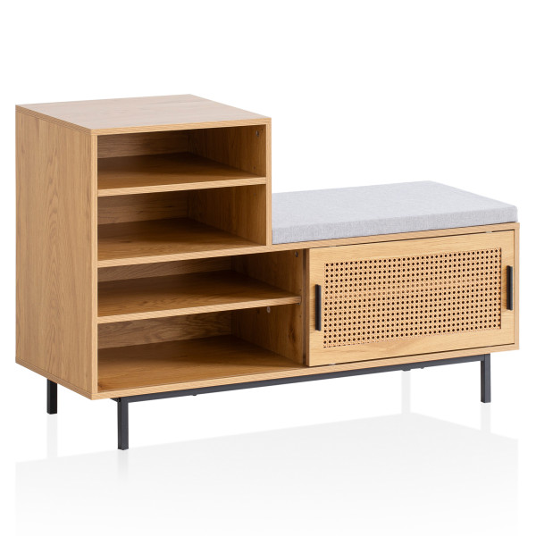 Schuhschrank in braun aus Holz