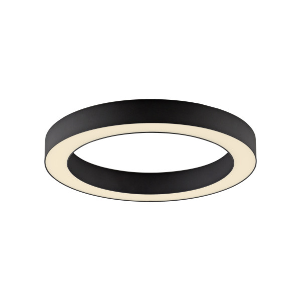 Deckenleuchte PURE LINES ROUND in graphit aus Metall