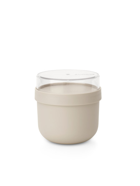 Frühstücksschale MAKE & TAKE in beige aus Kunststoff