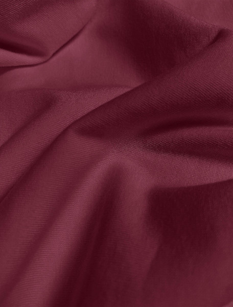 Spannbettlaken JUPITER Jersey in bordeaux aus Baumwolle