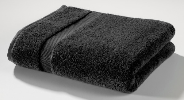 Duschtuch MICRO in schwarz aus Baumwolle