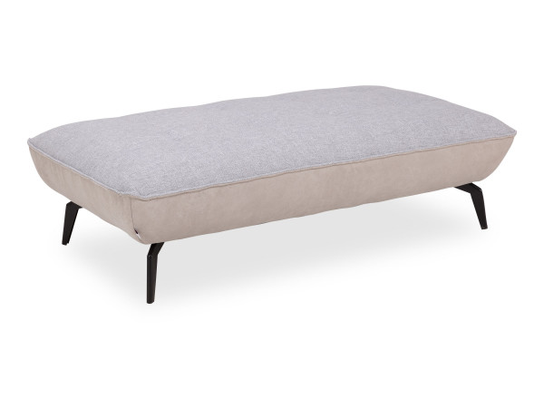 Hocker vito TICONA PLUS in grau aus Stoff