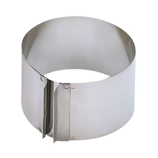 Tortenring KAISER in silberfarben aus Metall