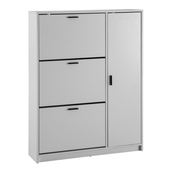 Schuhschrank in weiß aus MDF