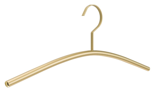 Kleiderbügel PIATTO in goldfarben aus Stahl