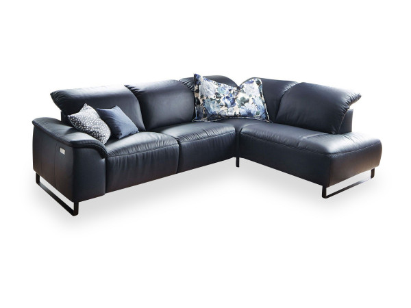 Polsterecke MONDO ATLA 2.0 in navy aus Leder