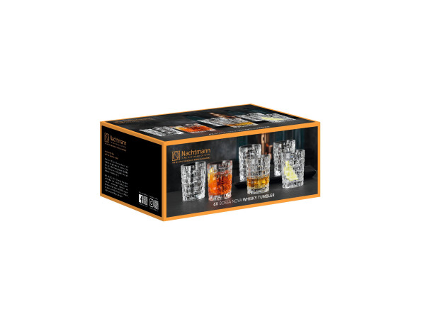 Whiskybecher BOSSA NOVA in klar aus Glas
