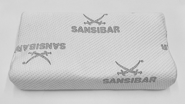 Nackenstützkissen SANSIBAR in weiß aus Mischgewebe