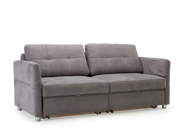 Verwandlungssofa vito SYSTEMO in anthrazit aus Stoff