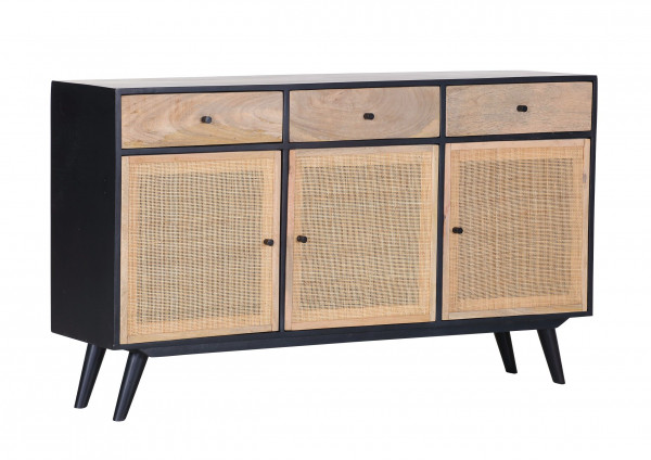 Sideboard LINUS in braun aus Holz