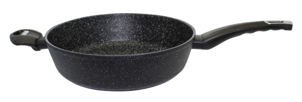 Schmorpfanne GRANIT EVOLUTION in schwarz aus Aluminium