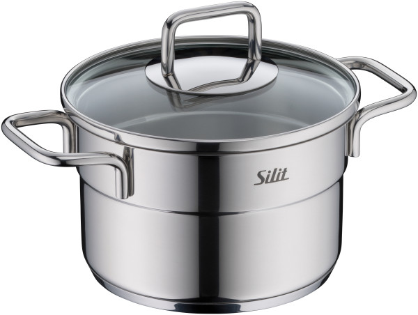 Kochtopf SILIT EXTRA COOK in silberfarben aus Metall