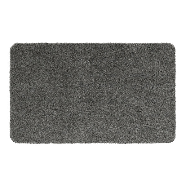 Badematte MONDO LINORA in silberfarben aus Polyacryl