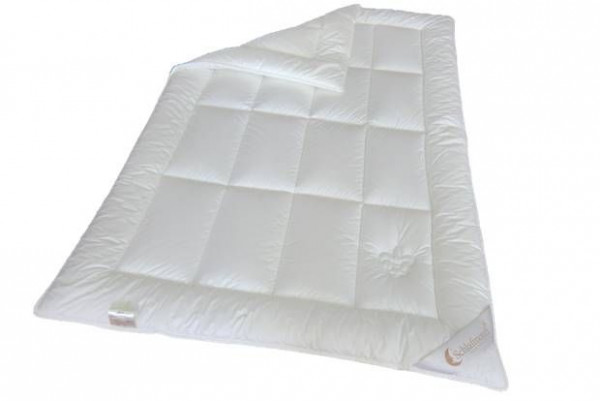 Ganzjahresbett LILLY medium in weiß aus Synthetik